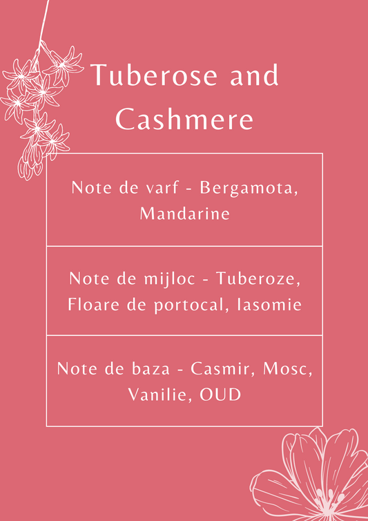 Ulei Parfumat Tuberose and Cashmere