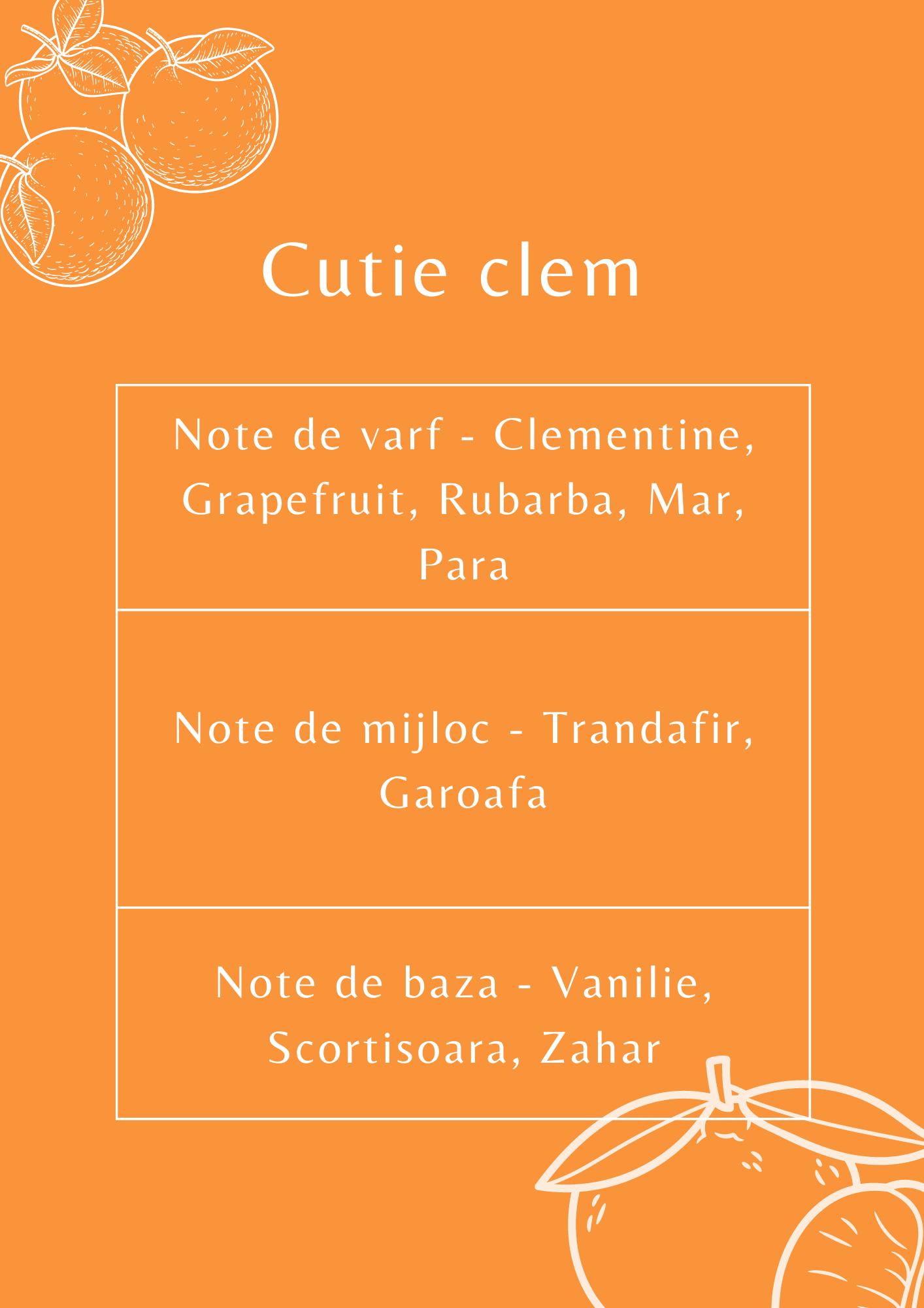 Ulei Parfumat Cutie Clementine V2