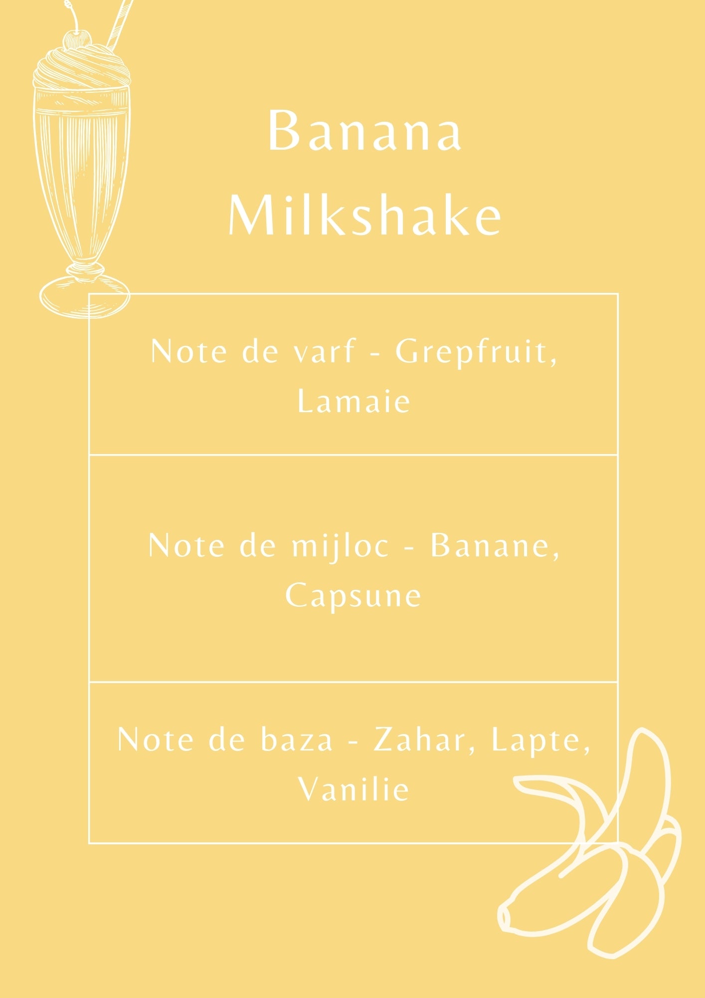 Ulei Parfumat Banana Milkshake