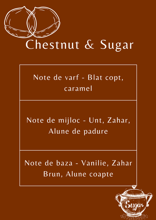 chestnut brown sugar ulei parfumat castane coapte lumanari din ceara de soia supply lab