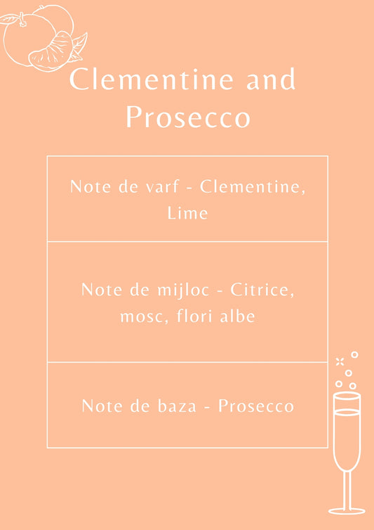 Ulei Parfumat Clementine and Prosecco