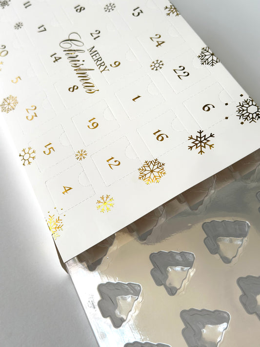 Calendar Advent Craciun Stelute Aurii