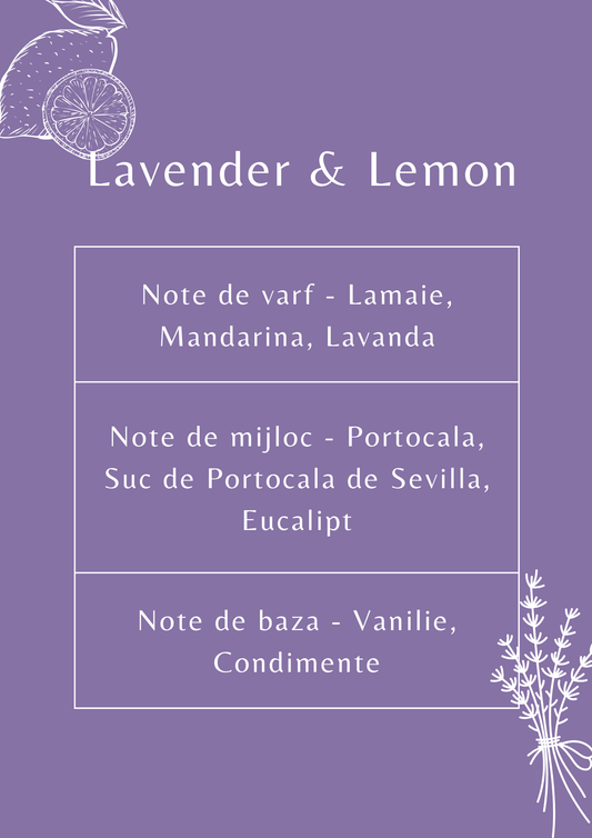 ulei parfumat lumanari wax melt tablete parfumate candles lavanda levănțică lămâie lemon