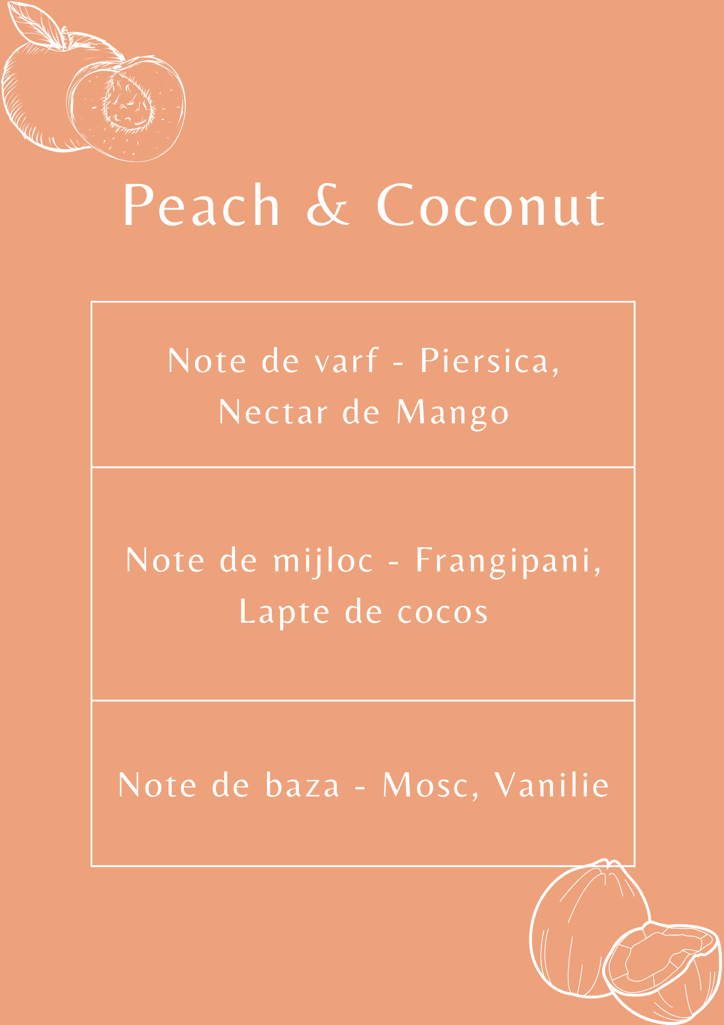 Peach coconut ulei parfumat lumanari wax melt tablete parfumate candles Lumanari beijos de sol aroma Lumanari parfum lumânări esențe lumânări