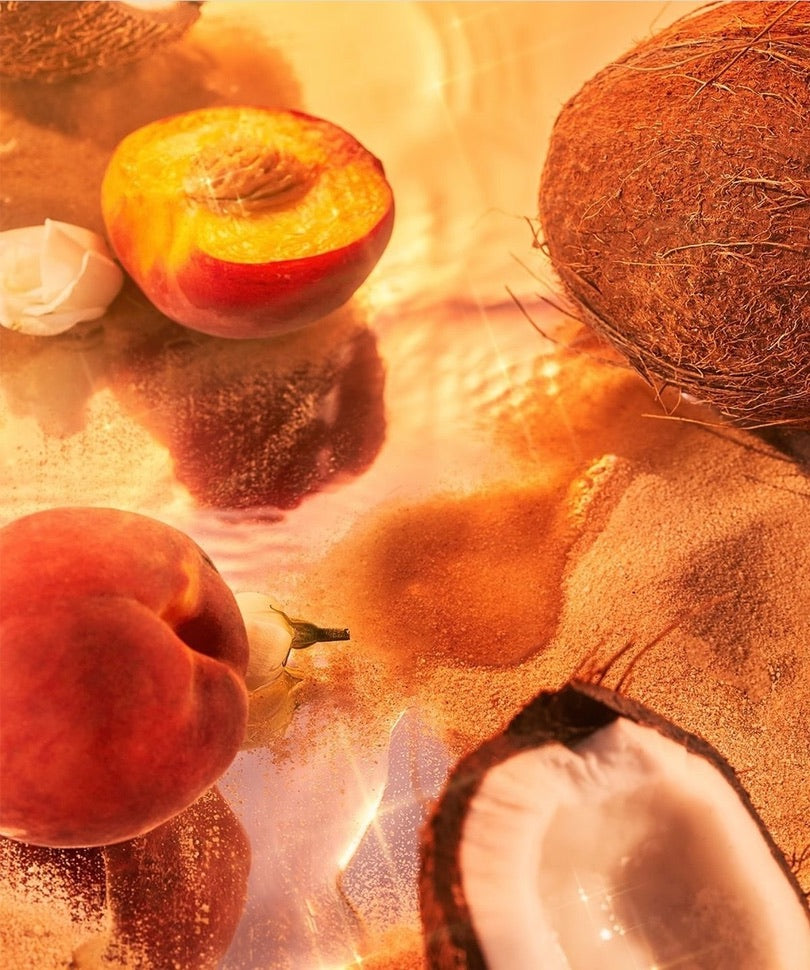 Peach coconut ulei parfumat lumanari wax melt tablete parfumate candles rio de sol piersica cocos vara plaja