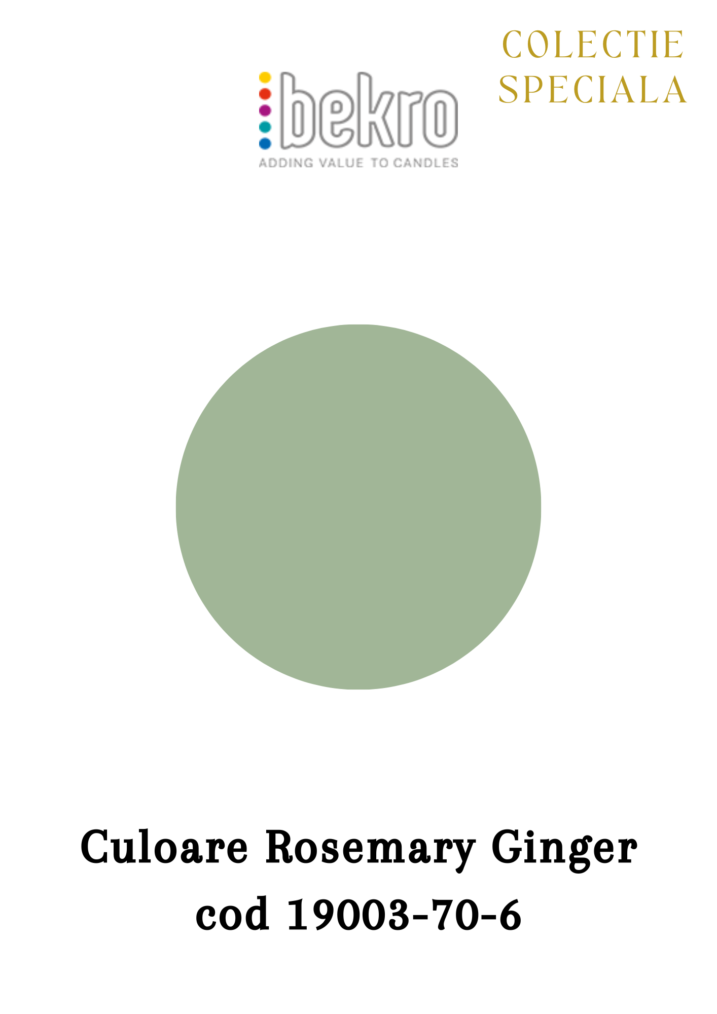 Colorant ceara Bekro Rosemary Ginger cod 19003-70-6.