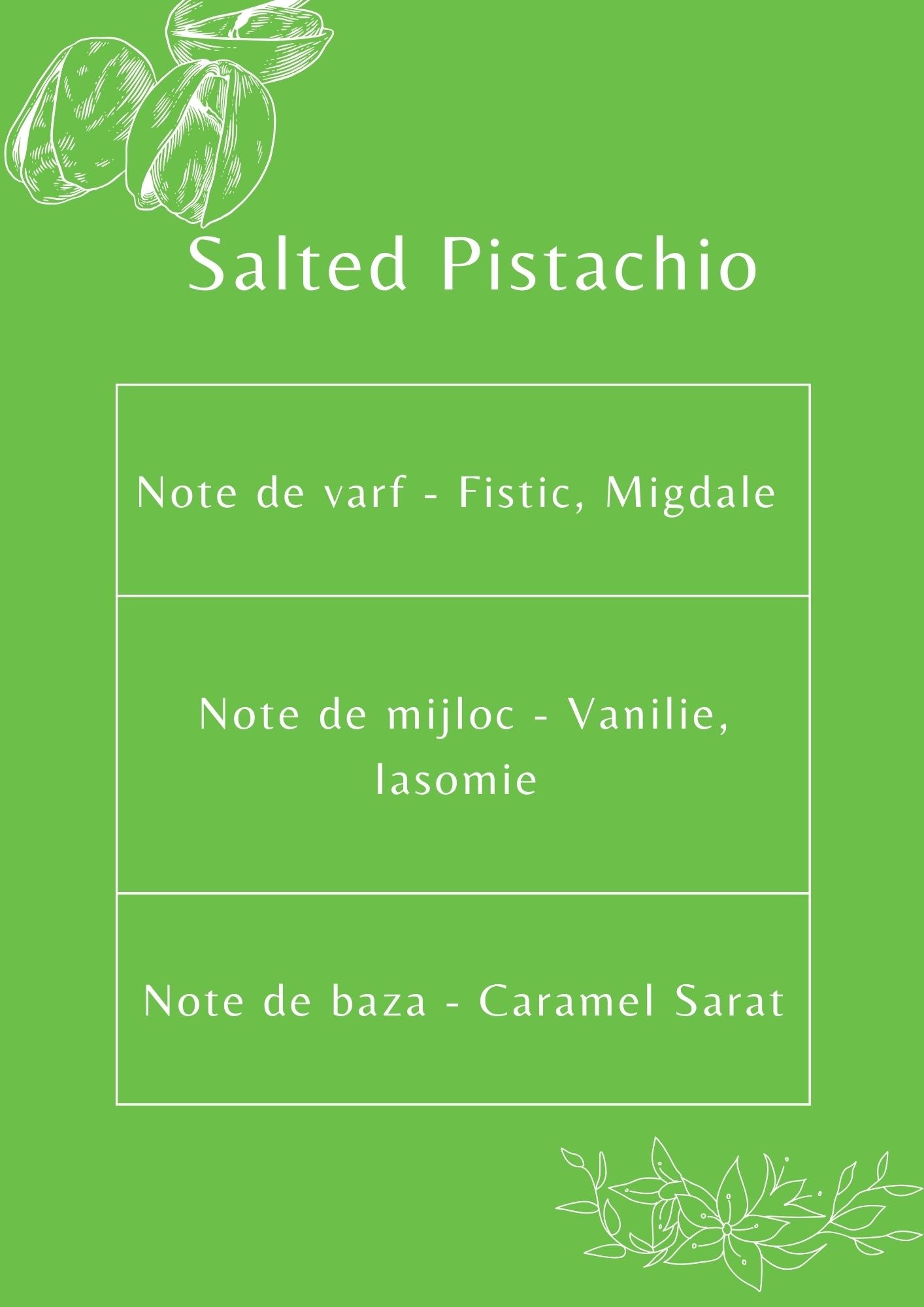 FISTIC ULEI PARFUMAT LUMANARI supply lab pistachio sarat caramel parfum lumanari esente