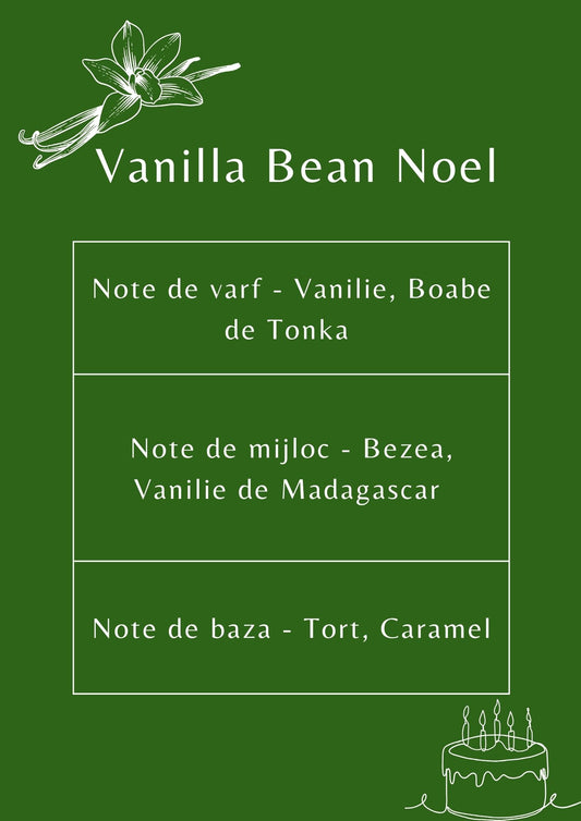 VanillaBeanNoel ulei parfumat vanilie caraciun lumanari parfumate ceara soia supply lab vanilla