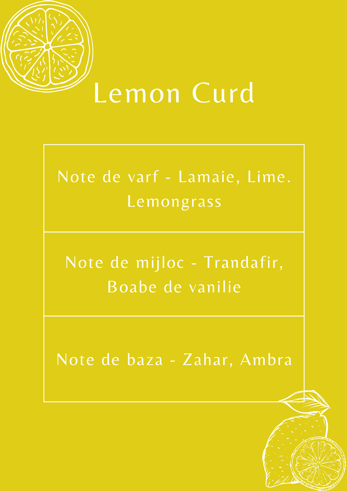 Ulei Parfumat Lemon Curd