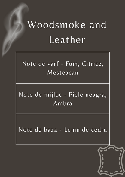 Ulei parfumat Woodsmoke and Leather