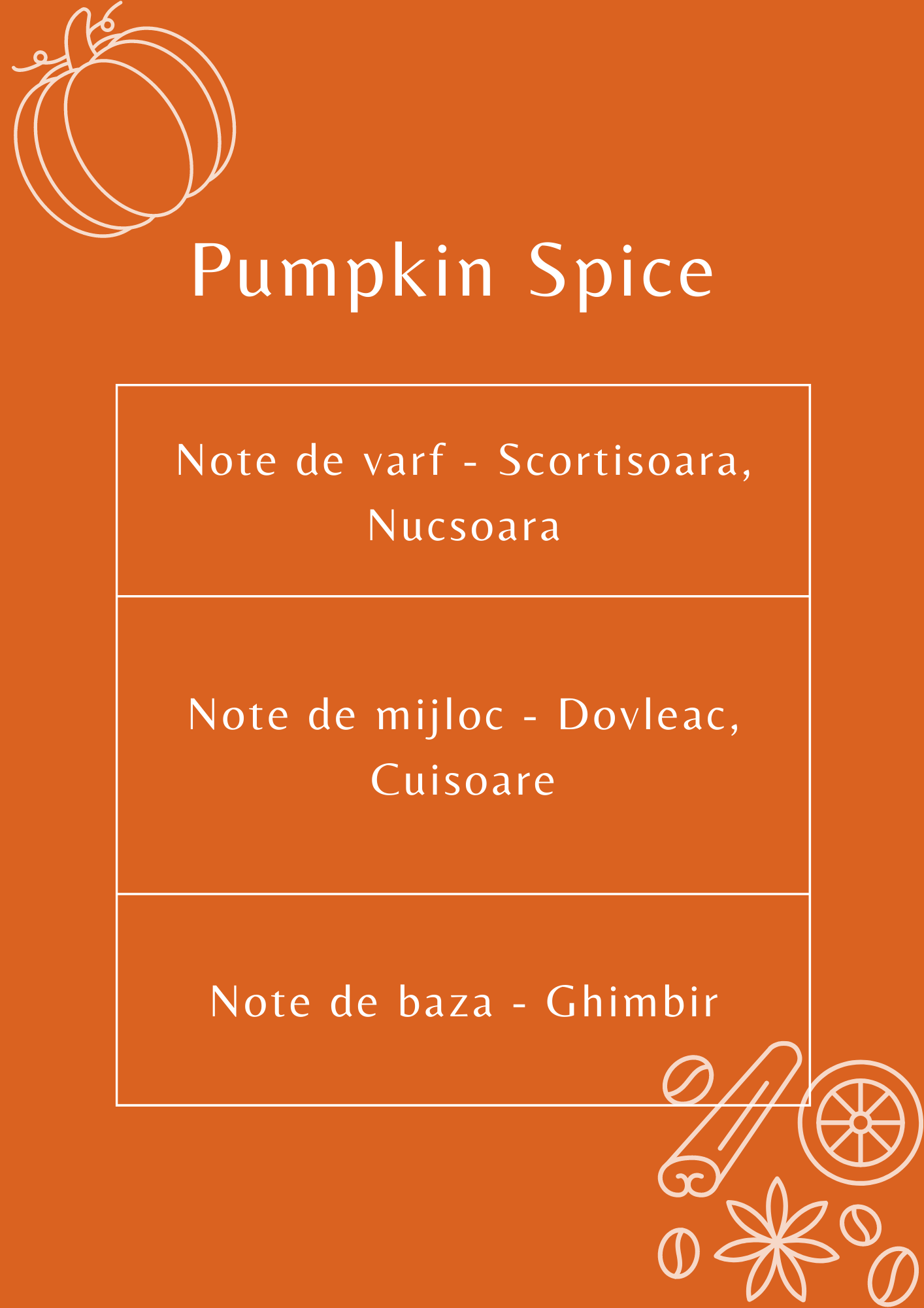 Ulei Parfumat Pumpkin Spice