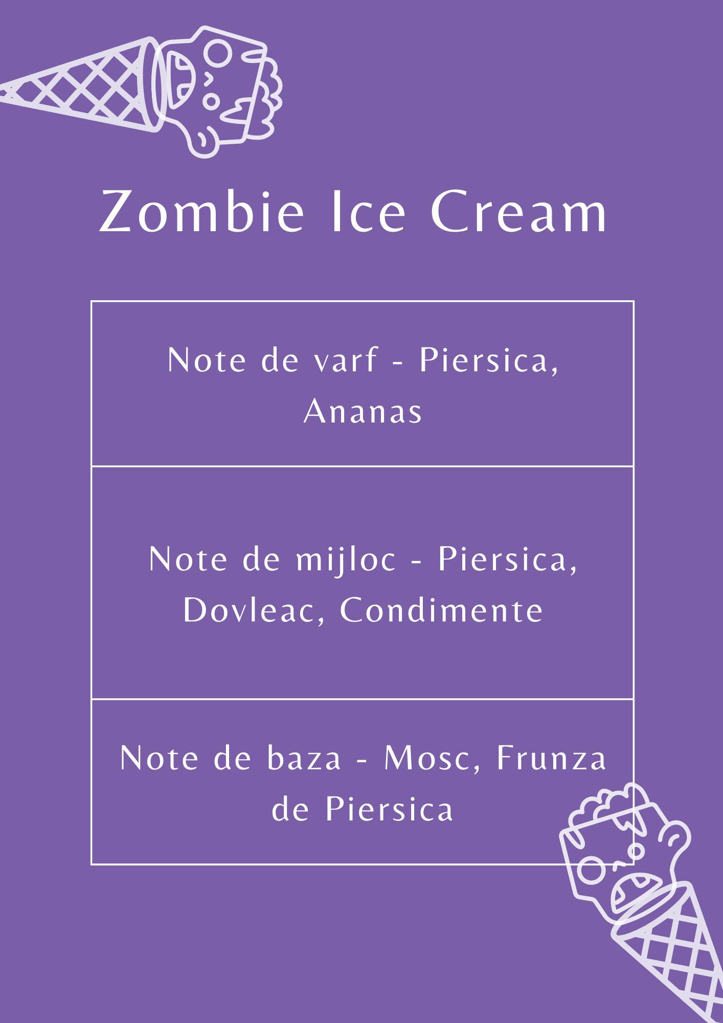 Ulei parfumat Zombie Ice Cream