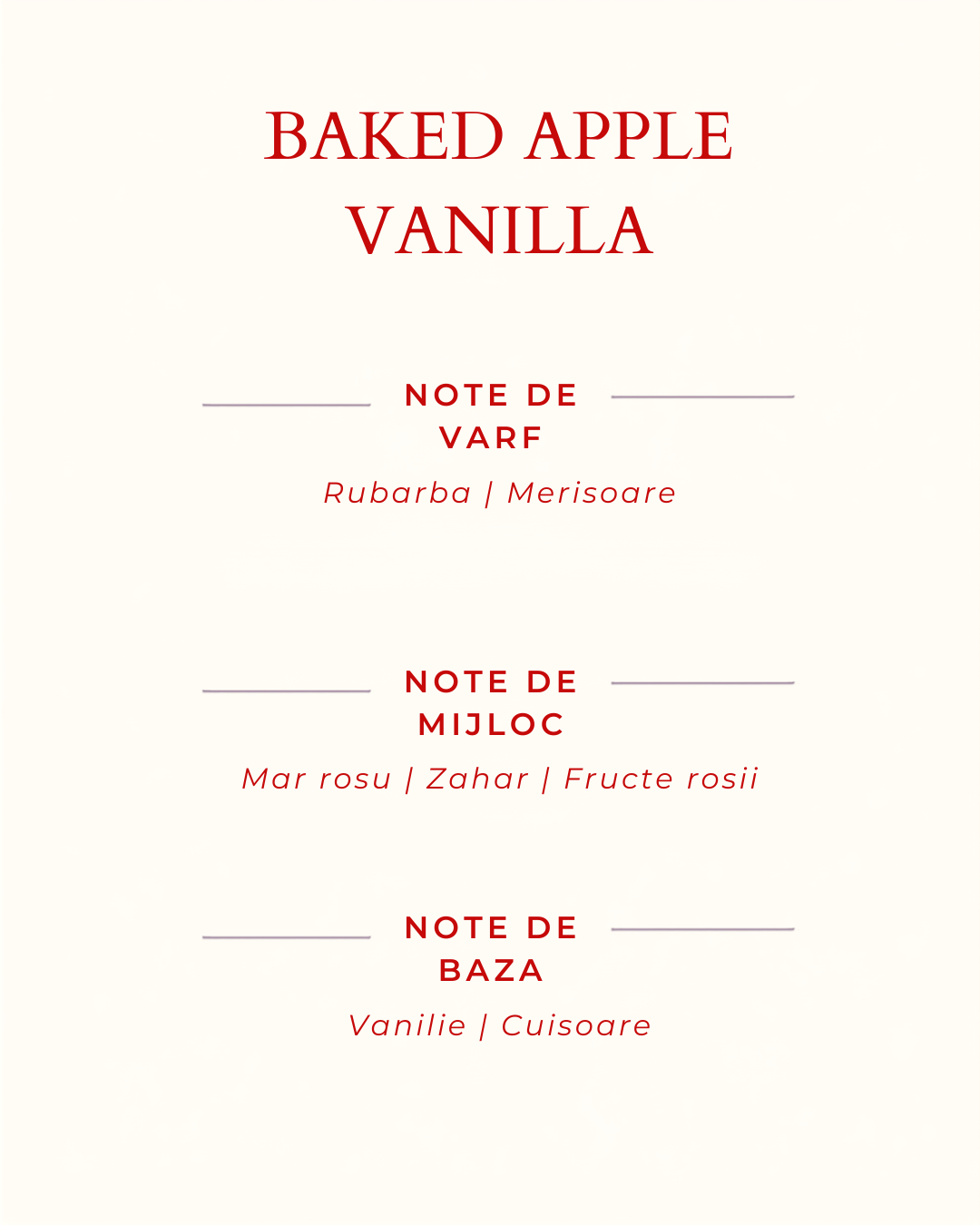 Ulei Parfumat Baked Apple Vanilla