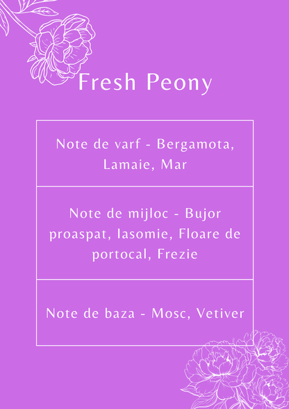 ulei parfumat lumanari parfum bujor ceara ceara de soia
