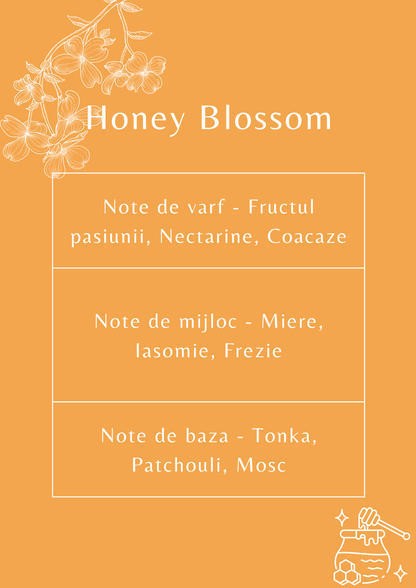 honey blossom miere flori parfum lumanari ceara soia