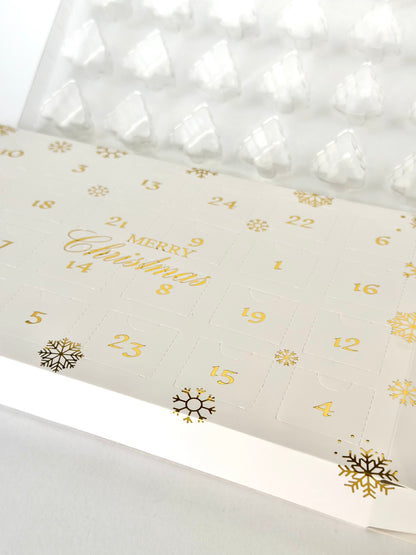 Calendar Advent Craciun Stelute Aurii