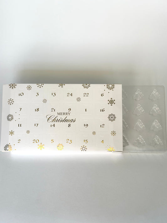Calendar Advent Craciun Stelute Aurii