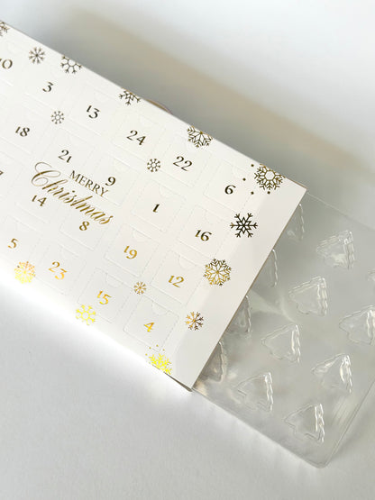 Calendar Advent Craciun Stelute Aurii