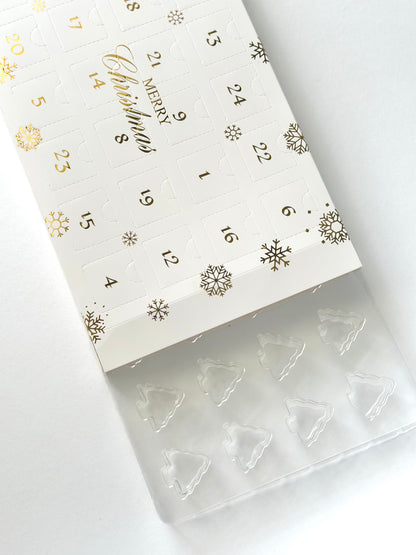 Calendar Advent Craciun Stelute Aurii
