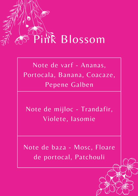 pink blossom primavara ulei parfumat lumanari wax melt tablete parfumate candles flori 