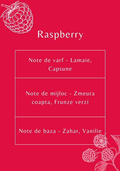 parfumant lumanari ceara de soia zmeura coapta