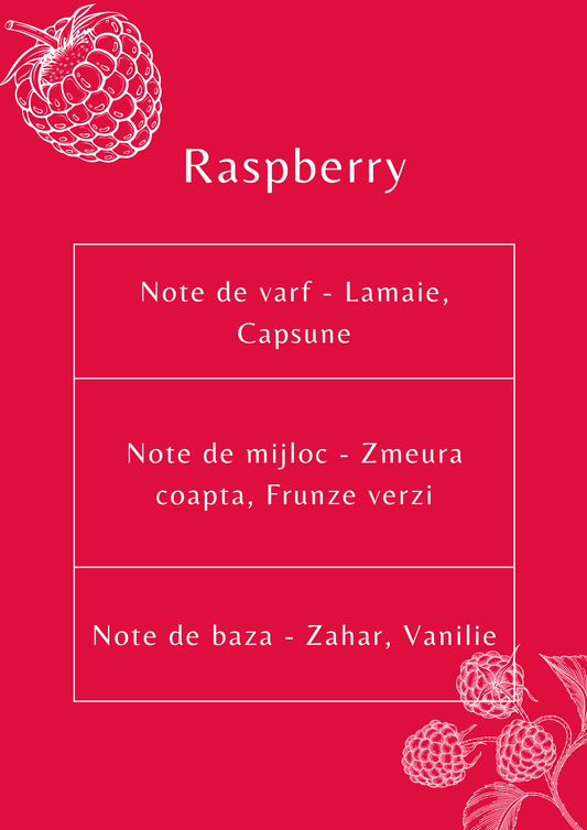 parfumant lumanari ceara de soia zmeura coapta