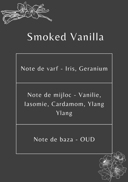 Smoked Vanilla vanilie afumata ulei parfumat lumanari wax melts ceara soia lumanari handmade supply lab 