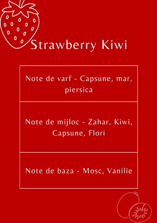 ulei parfumat capsuni kiwi ceara soia parfum lumanari