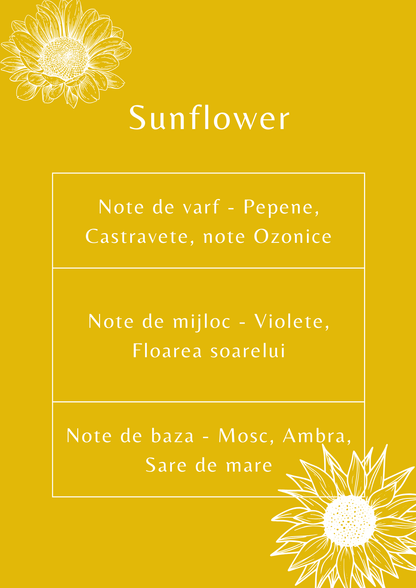 parfum lumanari sunflower floarea soarelui parfum ulei parfumat lumanari parfum ceara soia