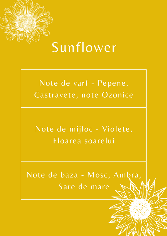 parfum lumanari sunflower floarea soarelui parfum ulei parfumat lumanari parfum ceara soia