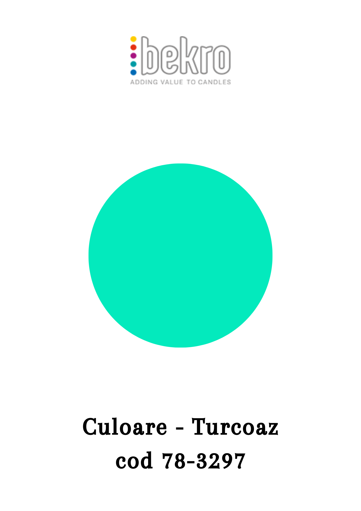 Colorant ceara Bekro Turcoaz cod 78-3297