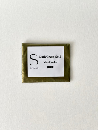 Pudra mica Dark Green Gold